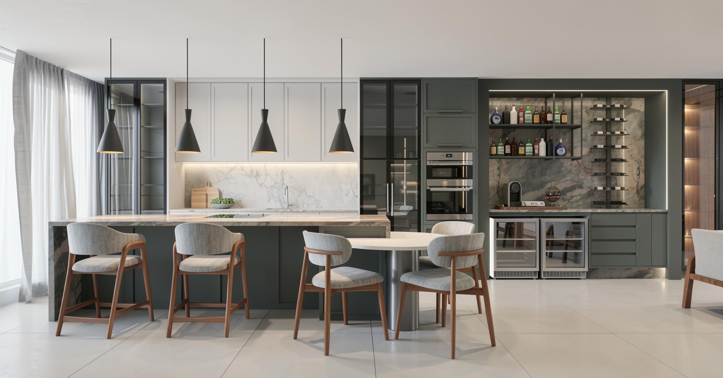 Projeto Italínea — Cozinha do showroom